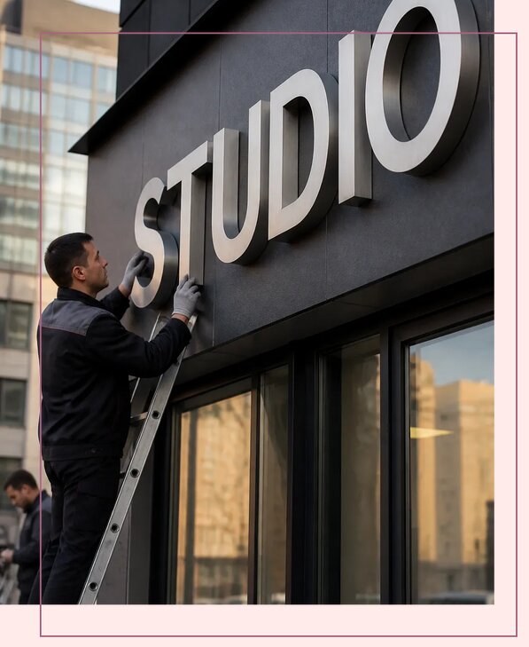 Металлические буквы в Минеральных Воде по цене от 5179 р. | Аванза-Мнр