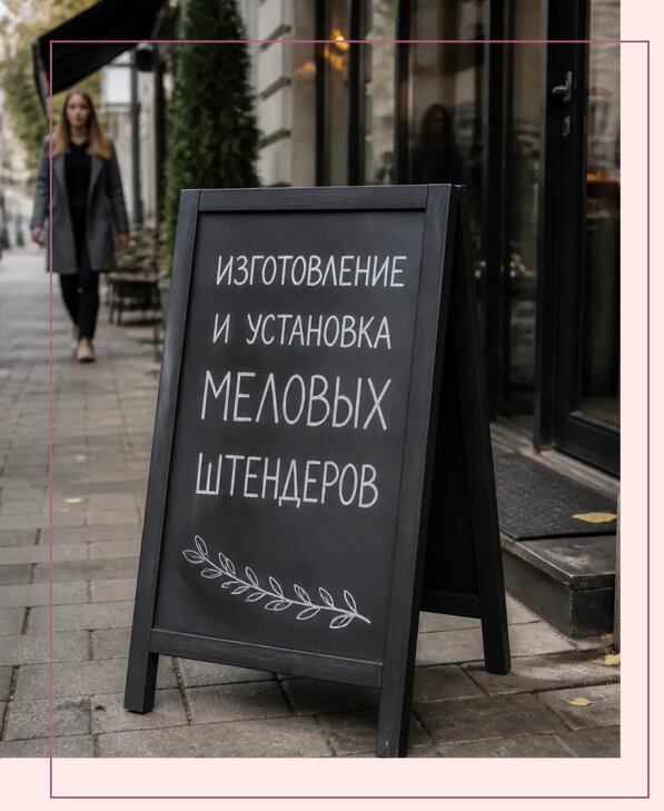 Меловые штендеры в Минеральных Воде по цене от 6733 р. | Аванза-Мнр